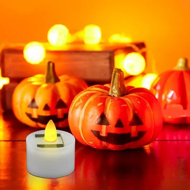 Solar Flameless LED Tea Light  - Outdoor Lighting Dusk To Dawn 评论和价格