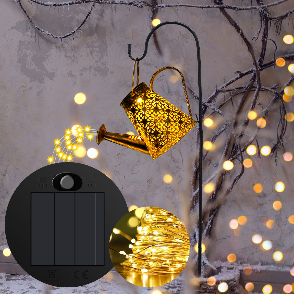 Solar Lantern Light Replacemen - Post Cap Light 评论和价格