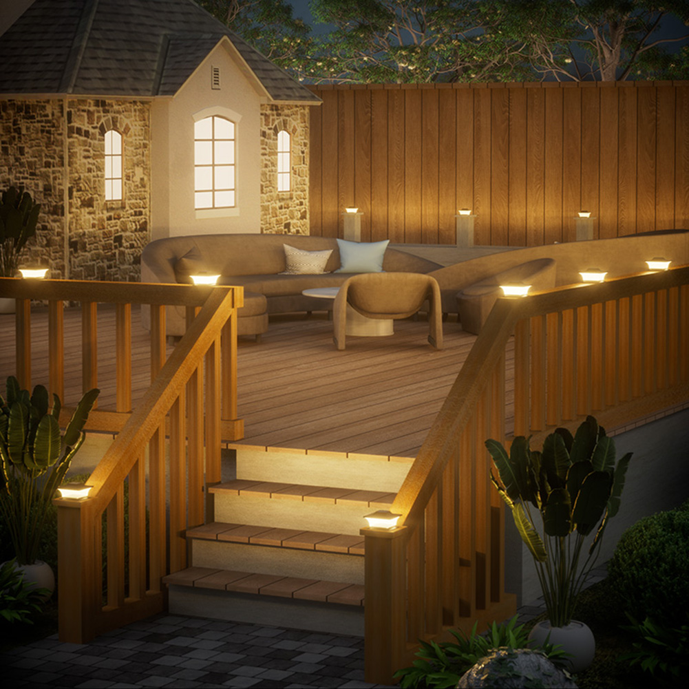 Solar Post Cap Light LED Fence - Post Cap Light 评论和价格