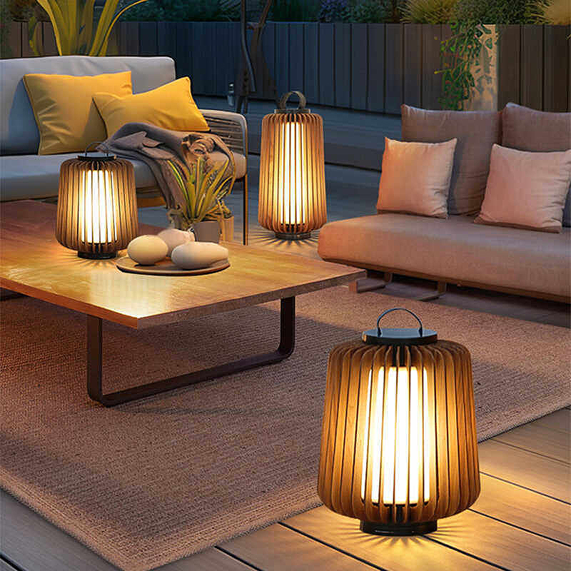 Luminous floor lamp courtyard  - Outdoor Lighting Garden 评论和价格