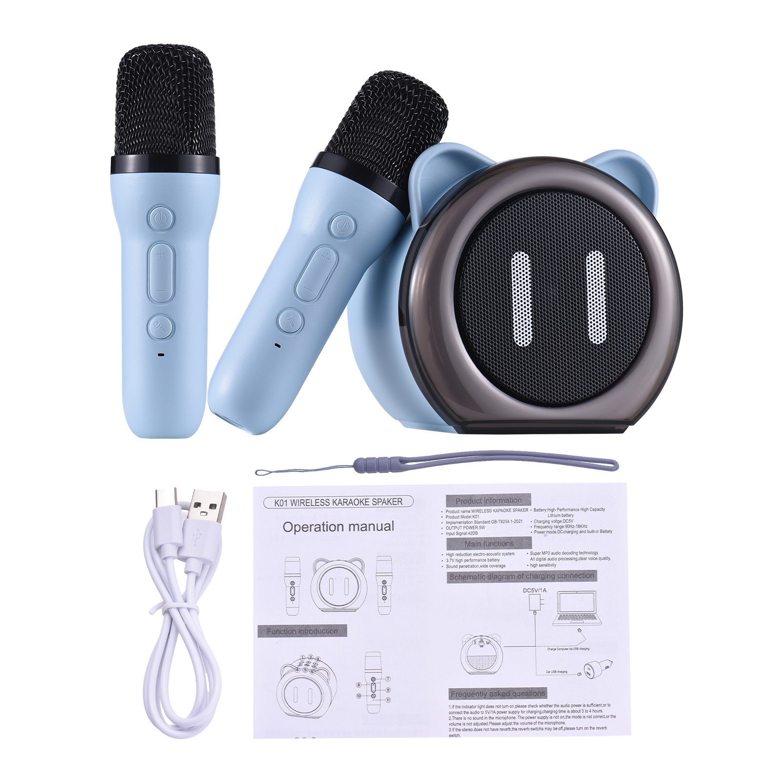 Karaoke Machine with 2 Wireles - Outdoor Lighting Garden 评论和价格