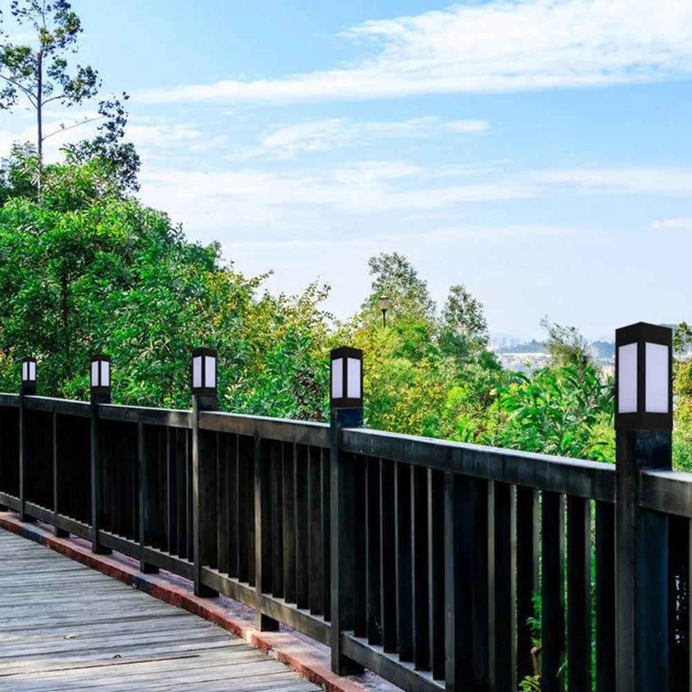 1-4PC Solar Fence Post LED Cap - Post Cap Light 评论和价格